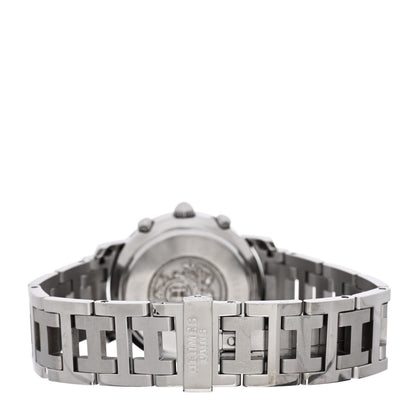 Hermes Stainless Steel 31mm Clipper Chronograph Quartz Watch 3 of 5
