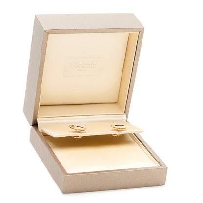 Bulgari 18K Rose Gold Diamond Mother of Pearl Divas' Dream Stud Earrings 5 of 5