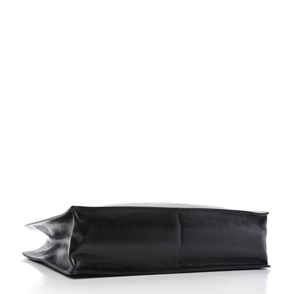 Chanel Shiny Aged Calfskin Shopping Bag Black 4 of 10