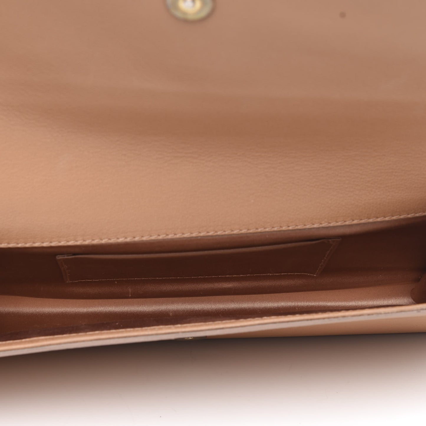 Chevre Small Belle de Jour Clutch Beige