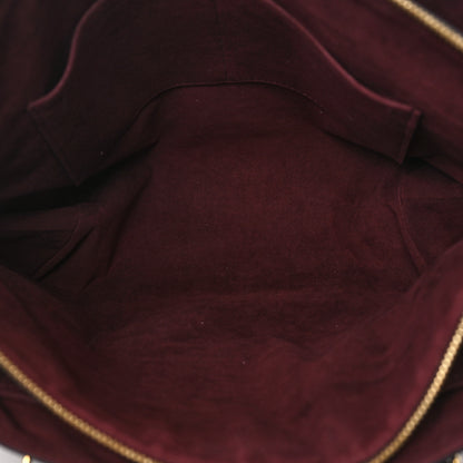 Louis Vuitton Monogram Flower Zipped Tote MM Bordeaux 6 of 11