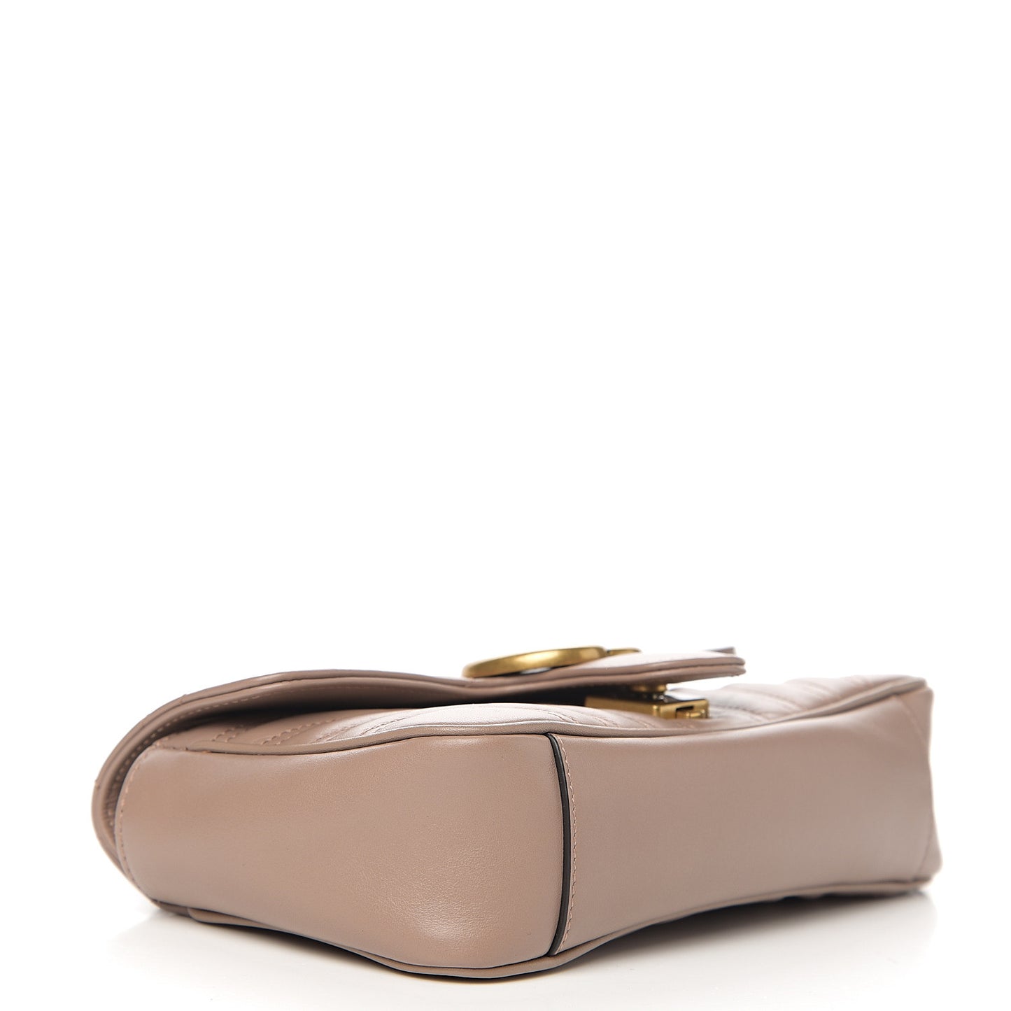 Calfskin Matelasse Mini GG Marmont Shoulder Bag Porcelain Rose