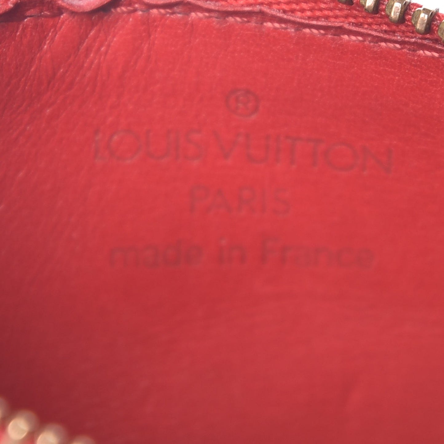 Epi Key Pouch Castillan Red