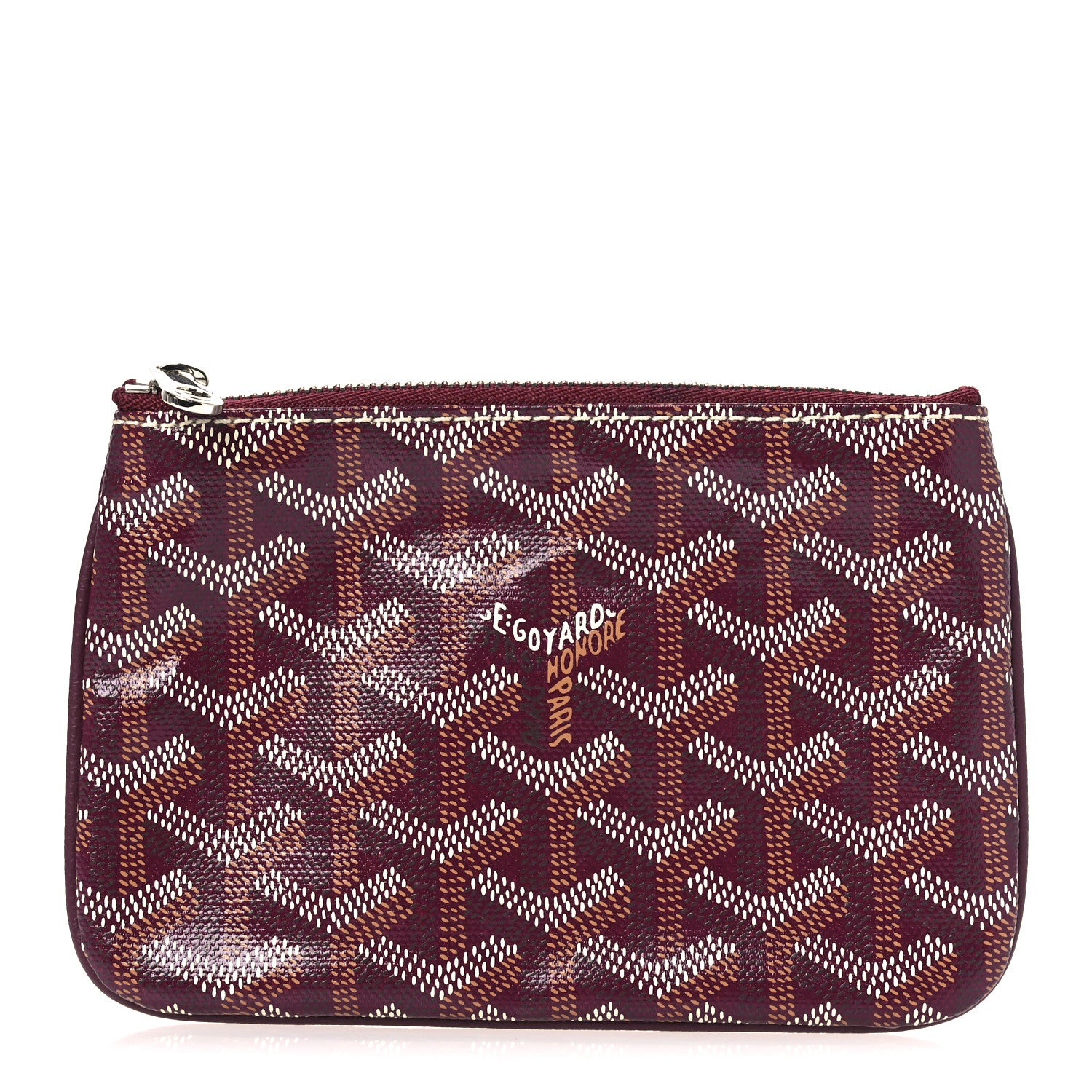 Goyard Goyardine Mini Senat Pochette Burgundy 1 of 7