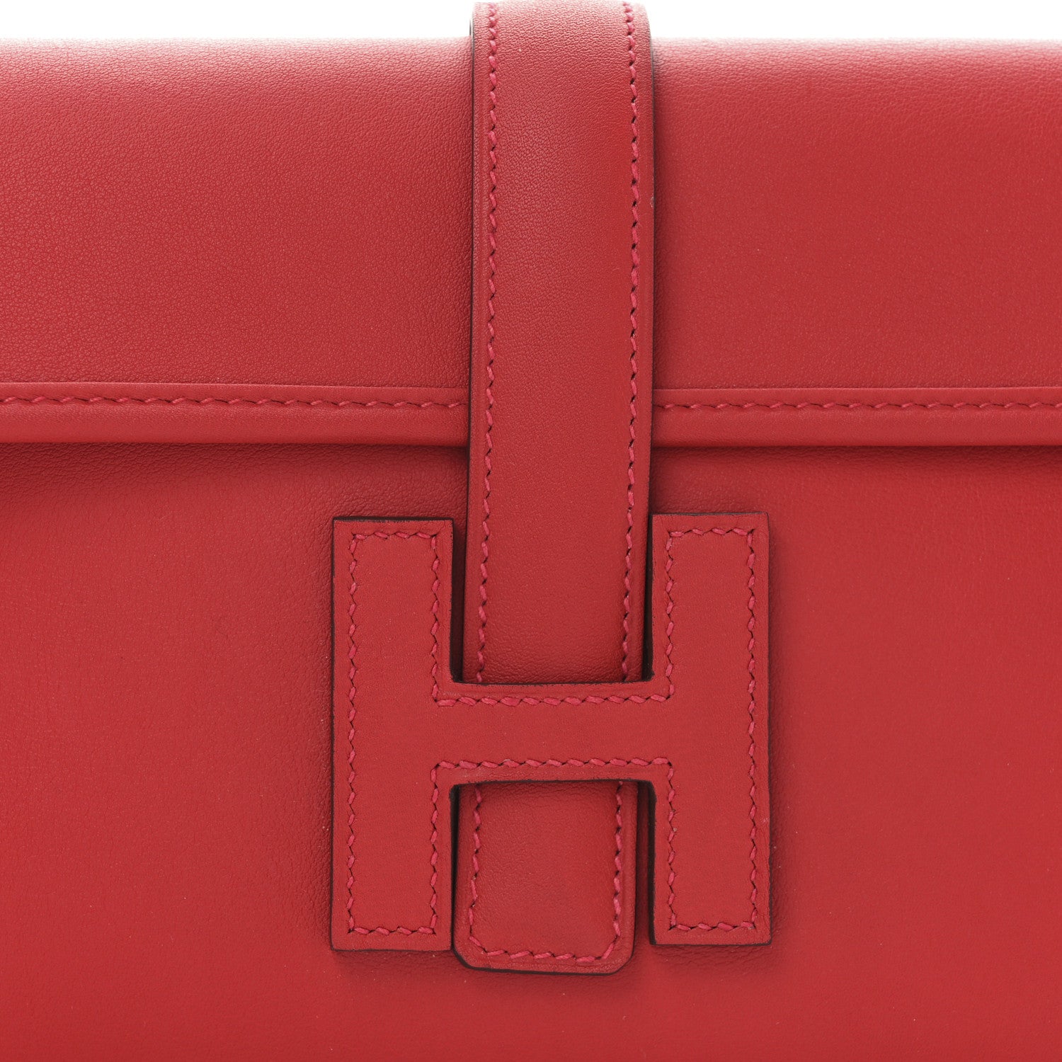Hermes Swift Jige Elan 29 Clutch Rouge Casaque 8 of 10