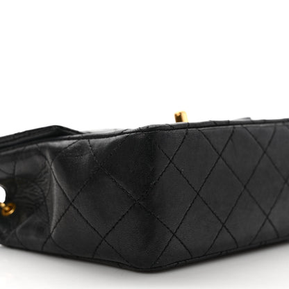 Chanel Lambskin Quilted Mini Square Flap Black 7 of 8