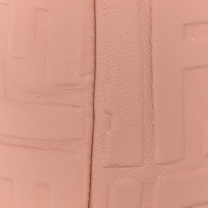 Fendi Nappa FF 1974 Embossed Large Baguette Rosa Bourbon 19 of 20