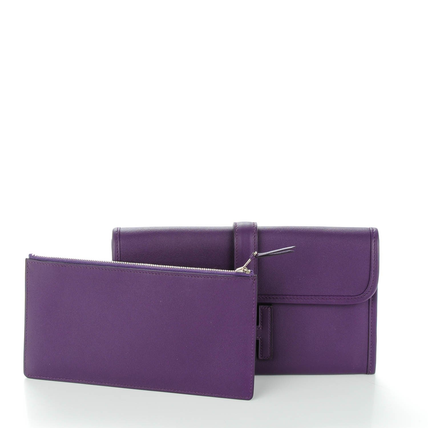 Hermes Swift Jige Duo Clutch Ultraviolet 3 of 8