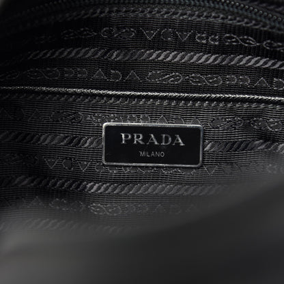 Prada Tessuto Nylon Saffiano Messenger Bag Black 8 of 10