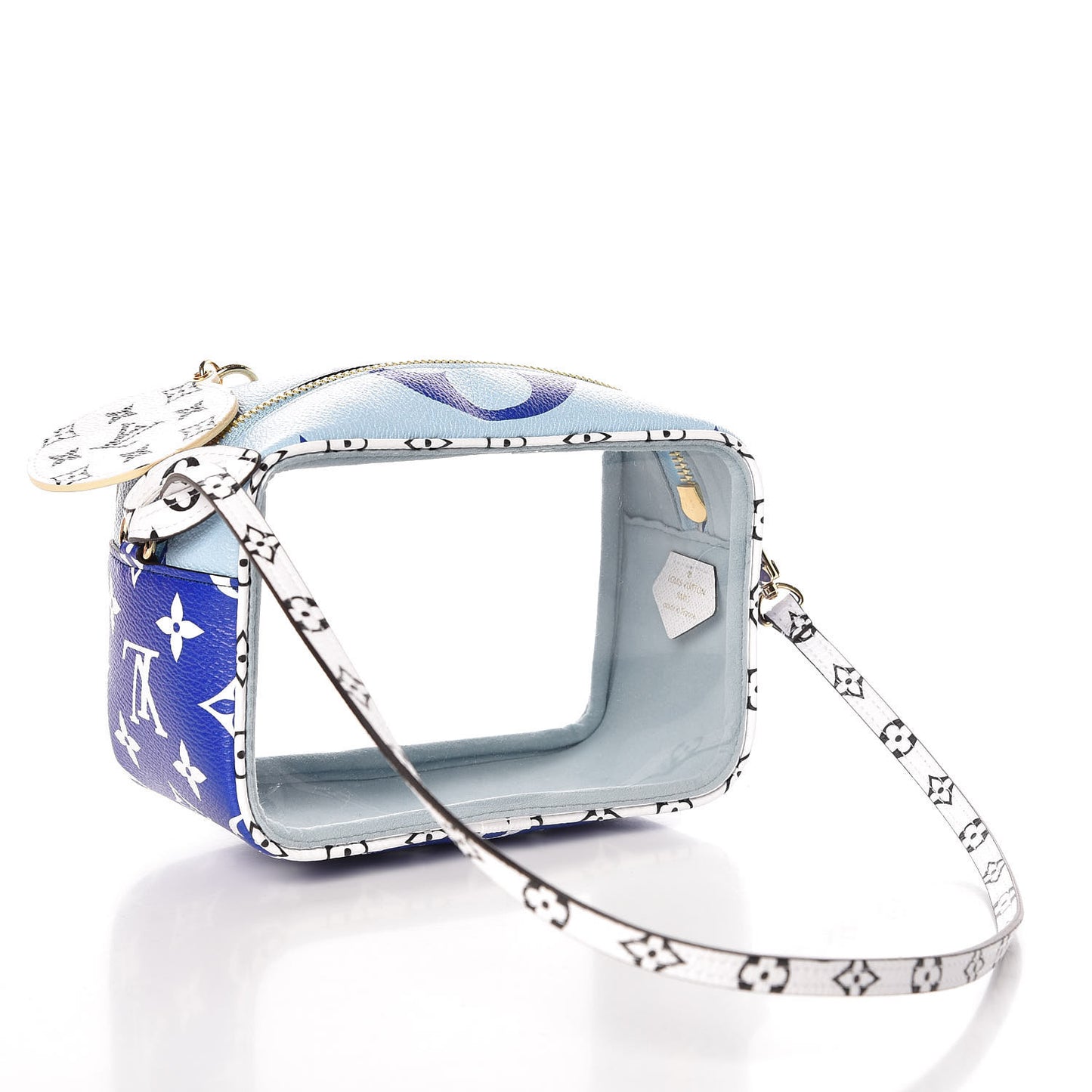 Monogram Giant Portofino Beach Pouch Blue