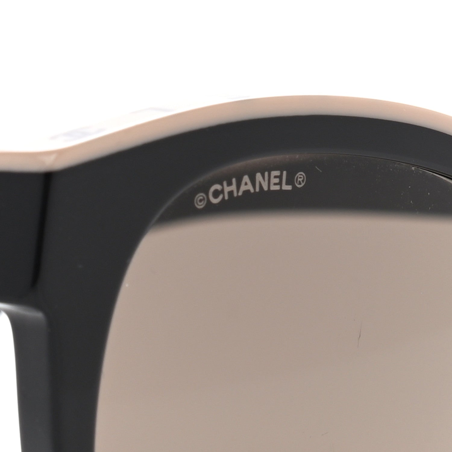 Chanel Acetate CC Butterfly Sunglasses 5414 Black Beige 5 of 7