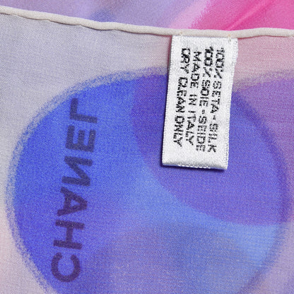 Chanel Silk CC Scarf Multicolor 4 of 4