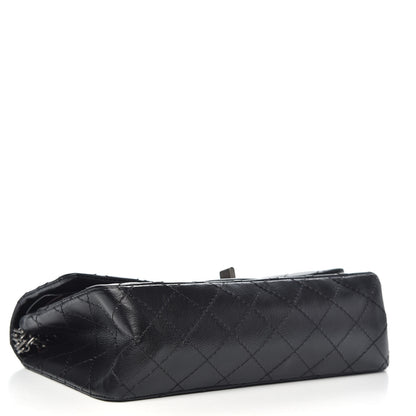Chanel Aged Calfskin Quilted 2.55 Reissue 225 Flap Black 4 of 11
