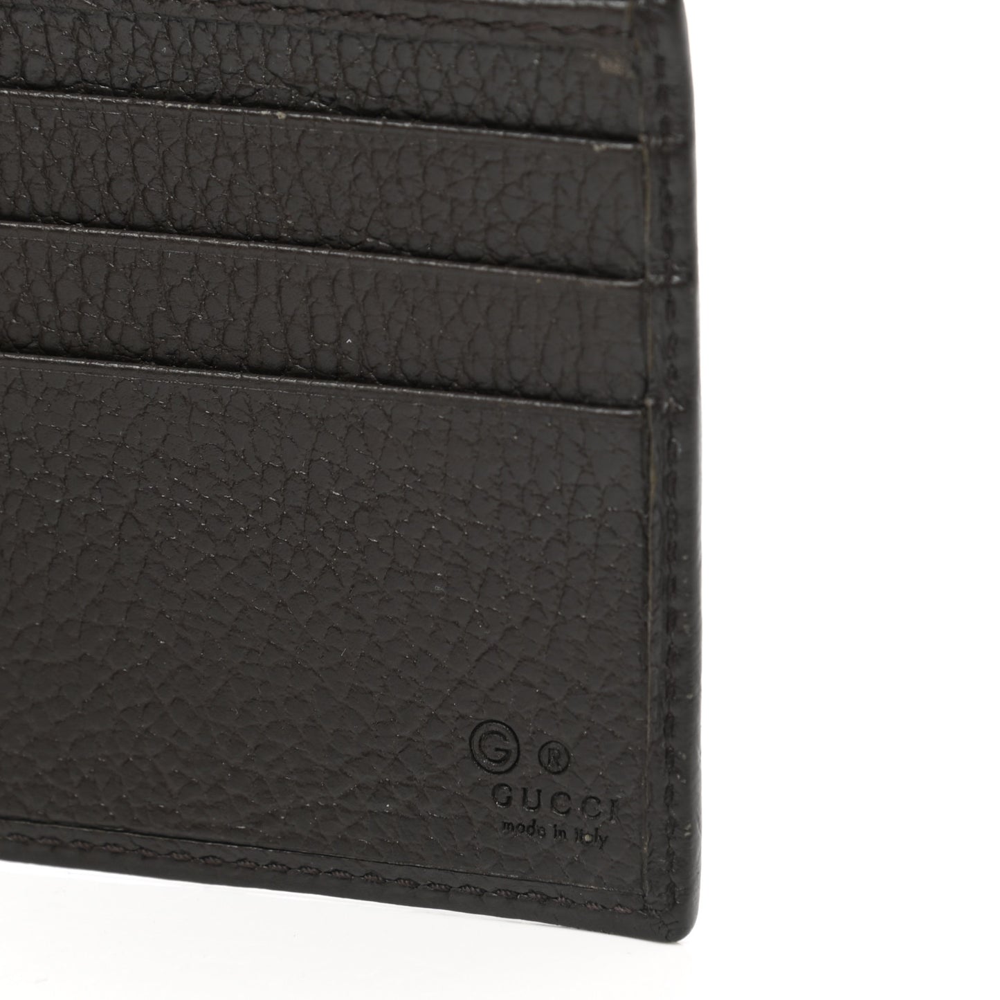 Monogram Bi-Fold Wallet Dark Brown