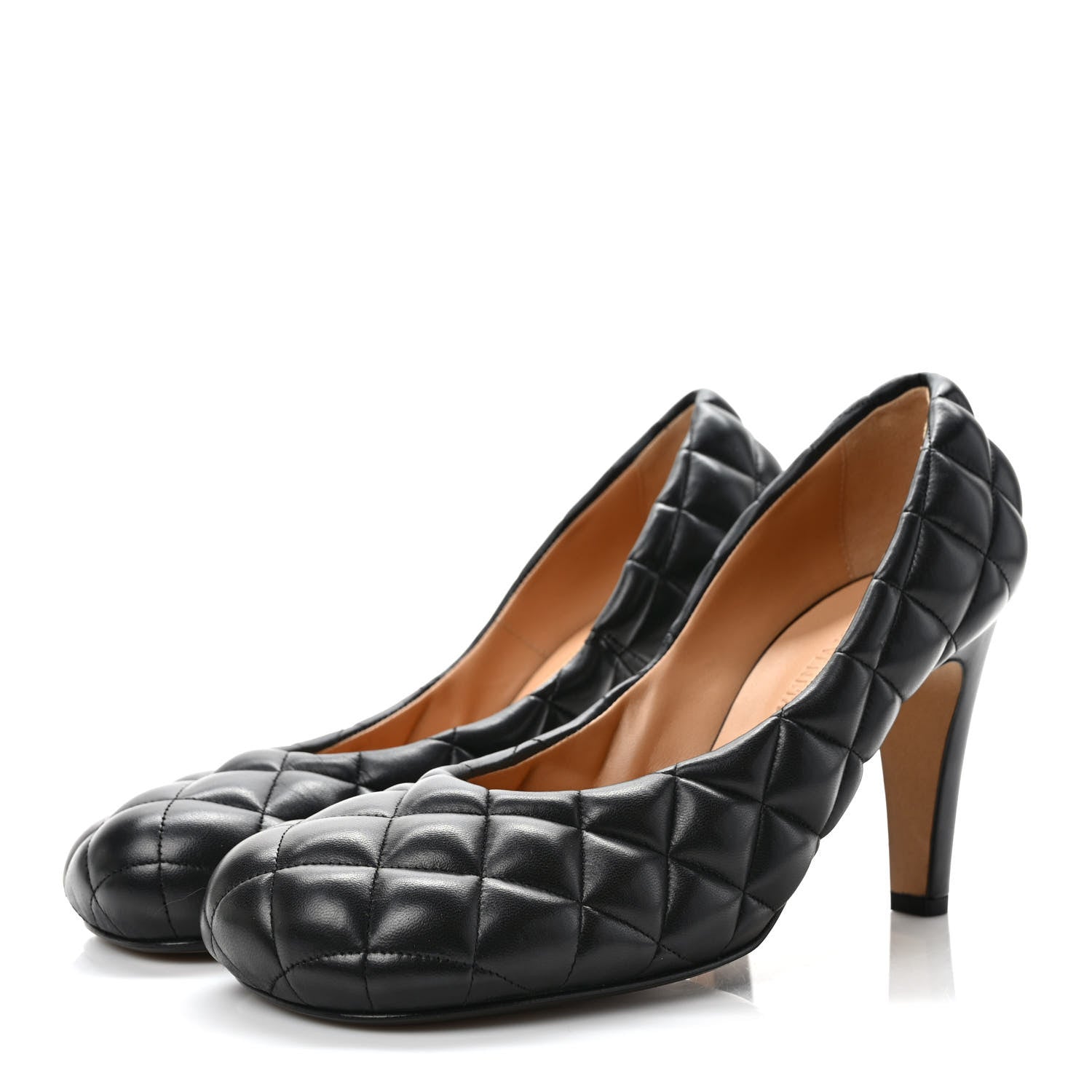 Bottega Veneta Nappa Matelasse Padded Dream Pumps 40 Black 3 of 8