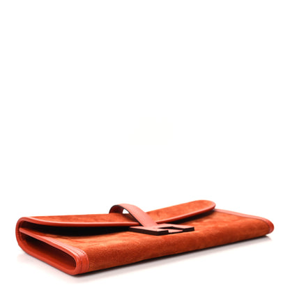 Hermes Veau Doblis Swift Jige Elan 29 Clutch Terre Battue 4 of 11