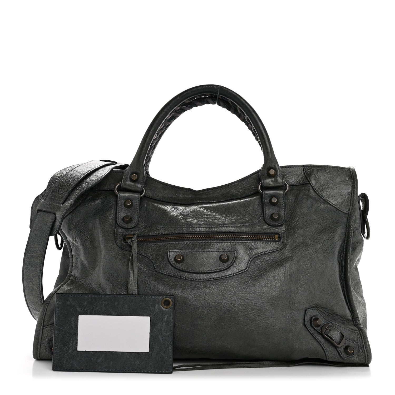 Balenciaga Agneau Classic Hardware City Anthracite 1 of 12