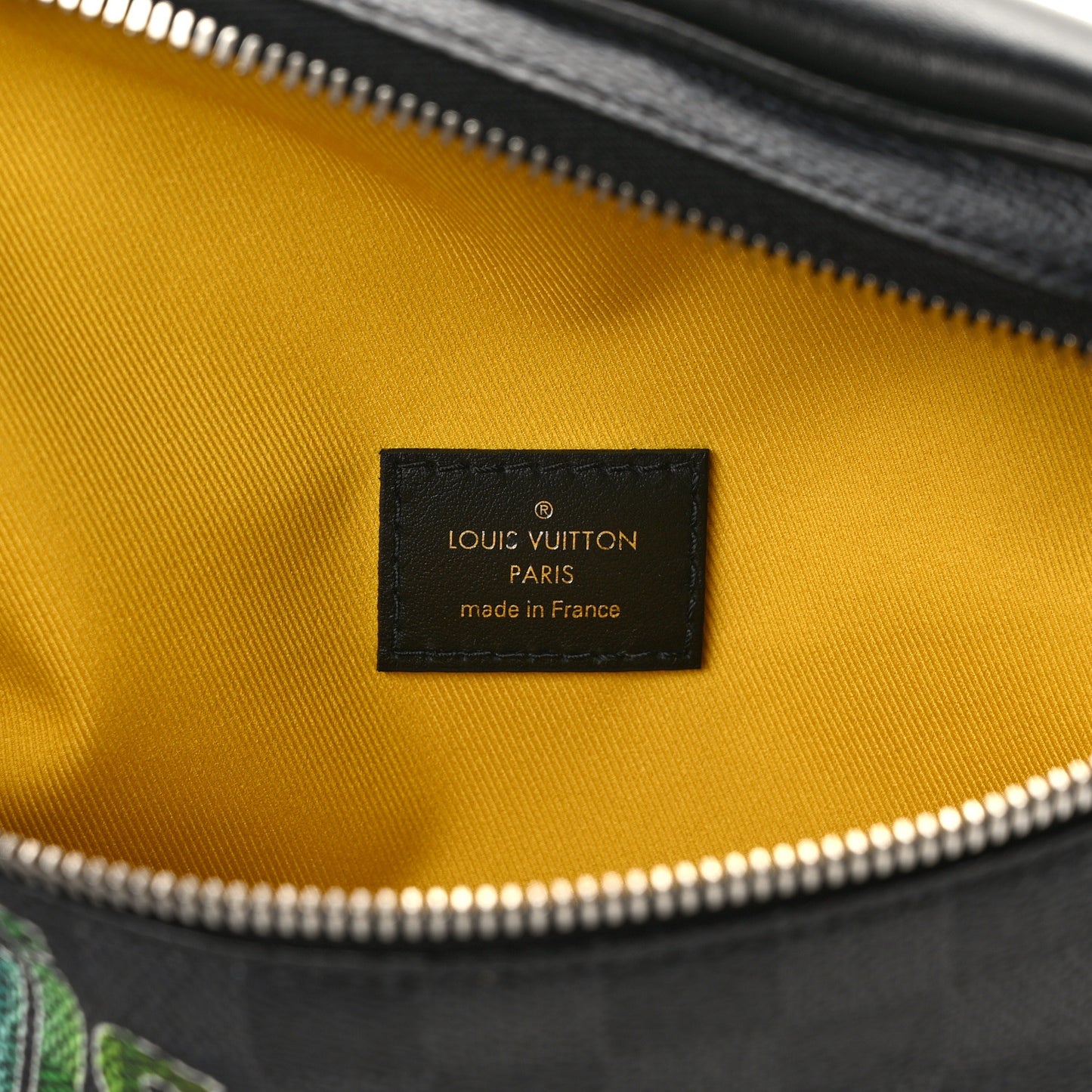 Damier Graphite Bumbag Yellow