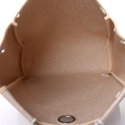 Hermes Toile Vache Calfskin Herbag 30 PM Backpack Natural 30 of 32