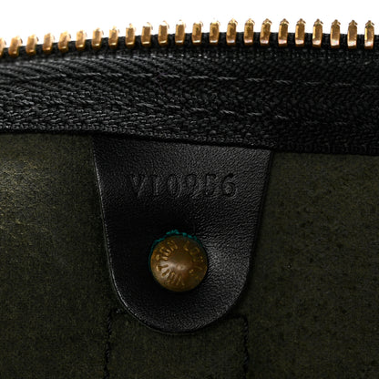 Louis Vuitton Epi Keepall 50 Black 6 of 12