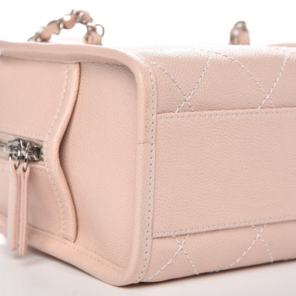 Chanel Caviar Quilted Small Deauville Bowling Bag Light Pink 8 of 10