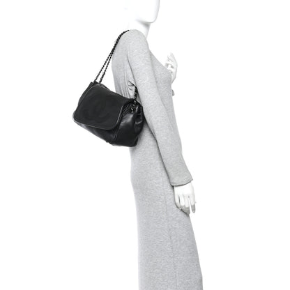 Chanel Lambskin Studded Accordion CC Flap Black 2 of 13