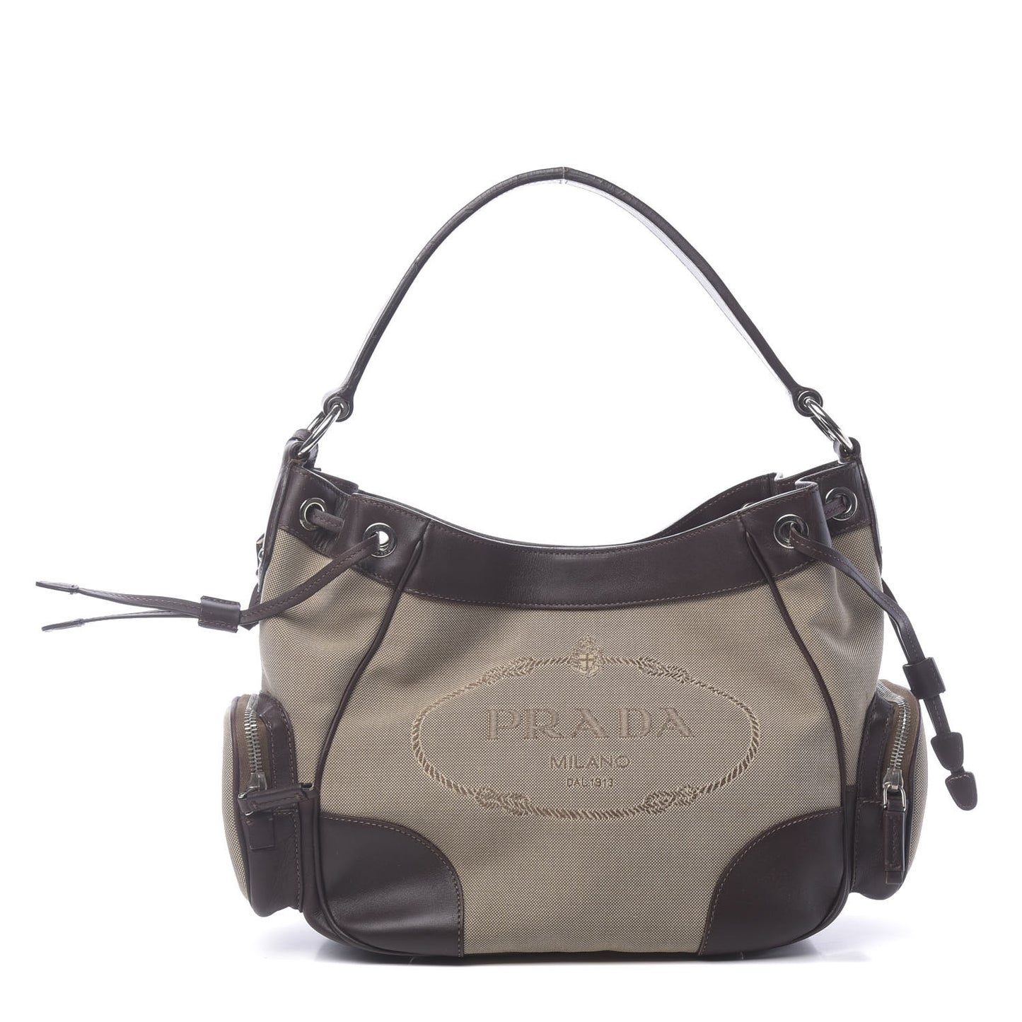 Jacquard Logo Hobo Corda Bruciato