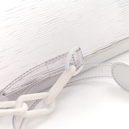 Louis Vuitton Calfskin PVC Epi Plage Soft Trunk Optic White 10 of 11