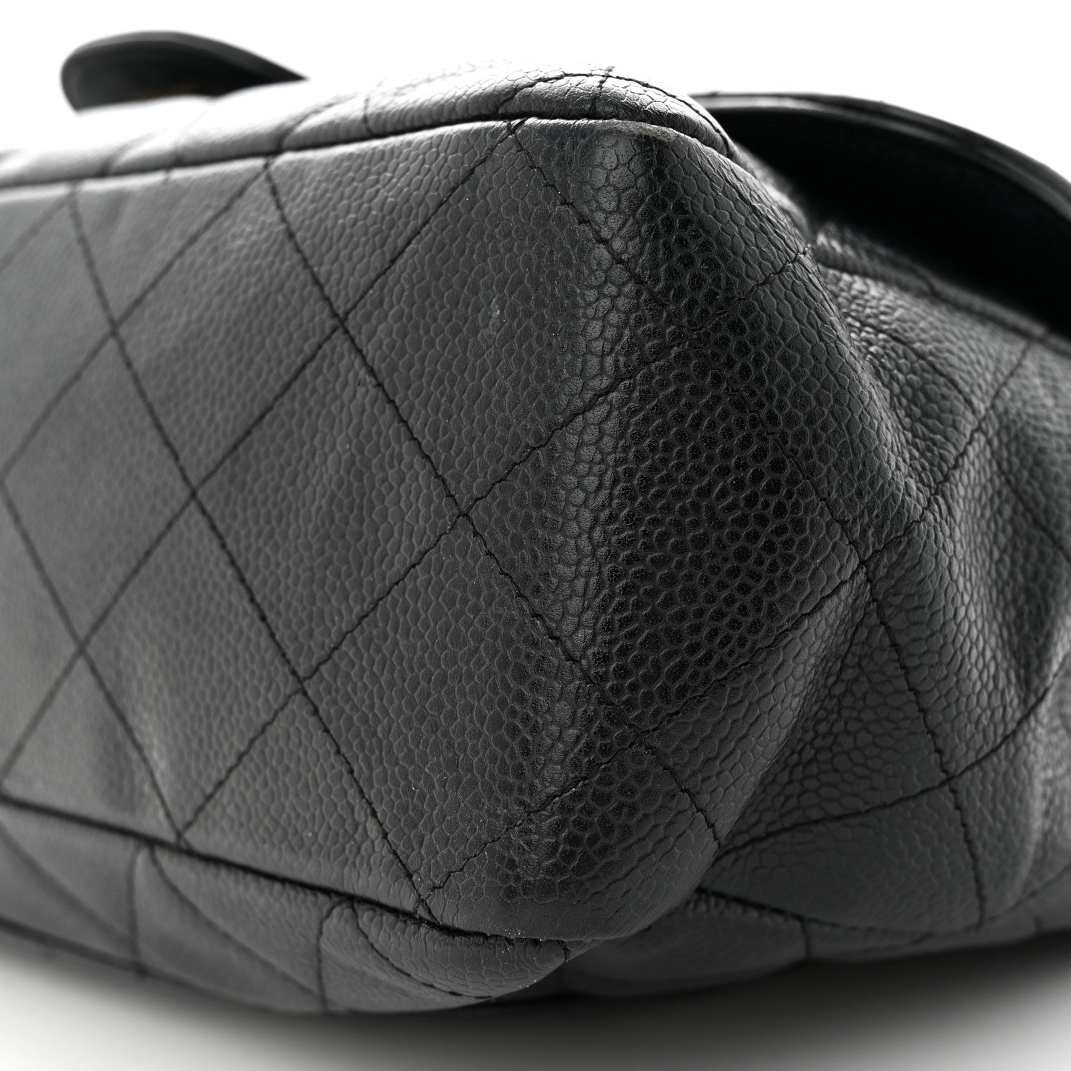 Chanel Caviar Quilted Jumbo Single Flap Navy 10 of 18