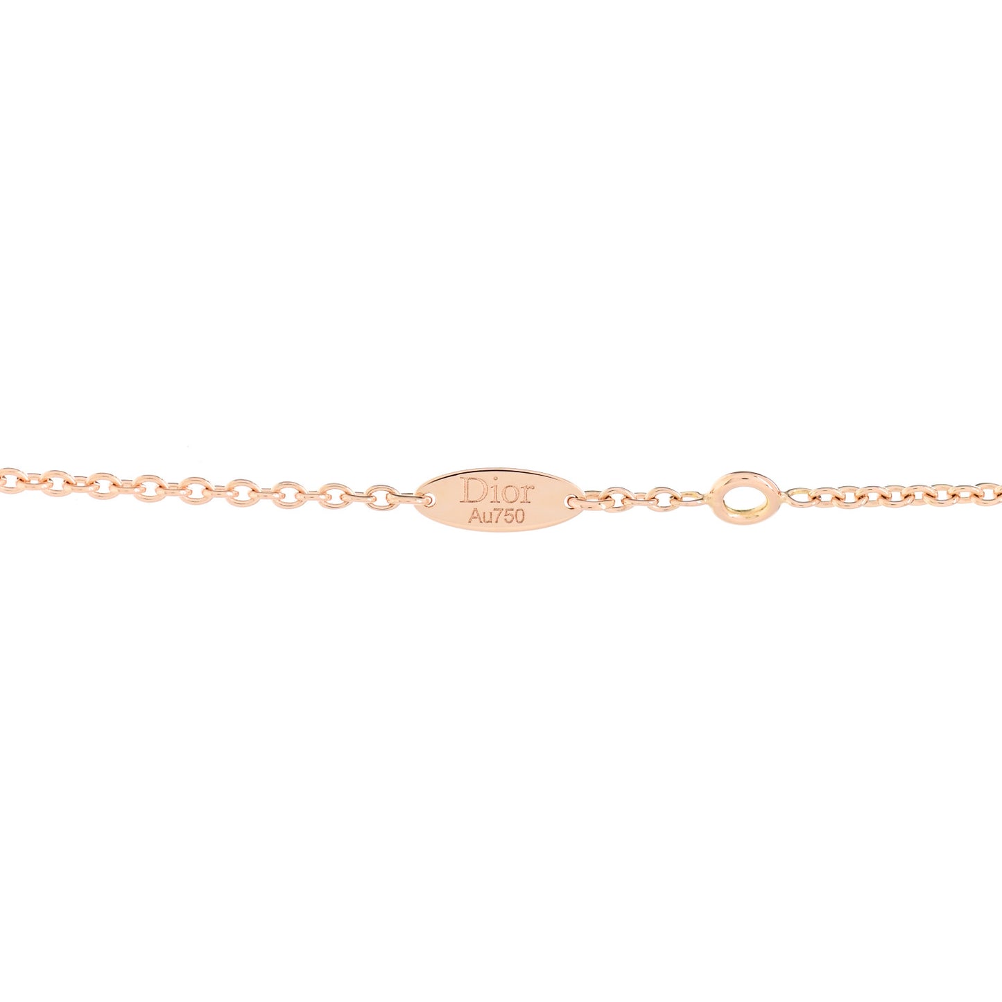 18K Rose Gold Diamond Pink Opal Rose Des Vents Necklace