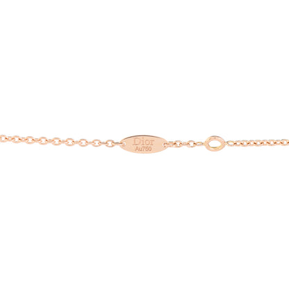 Christian Dior 18K Rose Gold Diamond Pink Opal Rose Des Vents Necklace 4 of 6