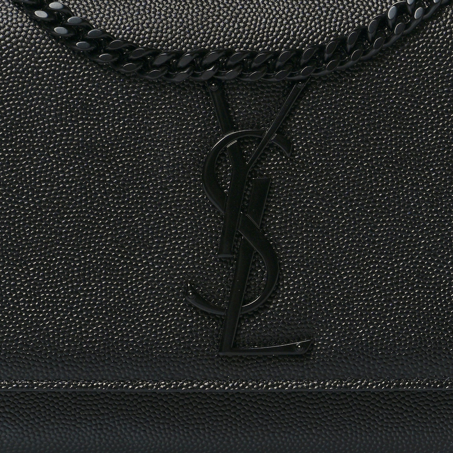 Grain De Poudre Small Monogram Kate Satchel Black