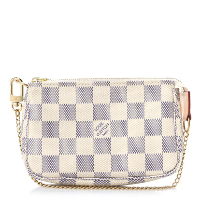 Louis Vuitton Damier Azur Mini Pochette Accessories 1 of 9