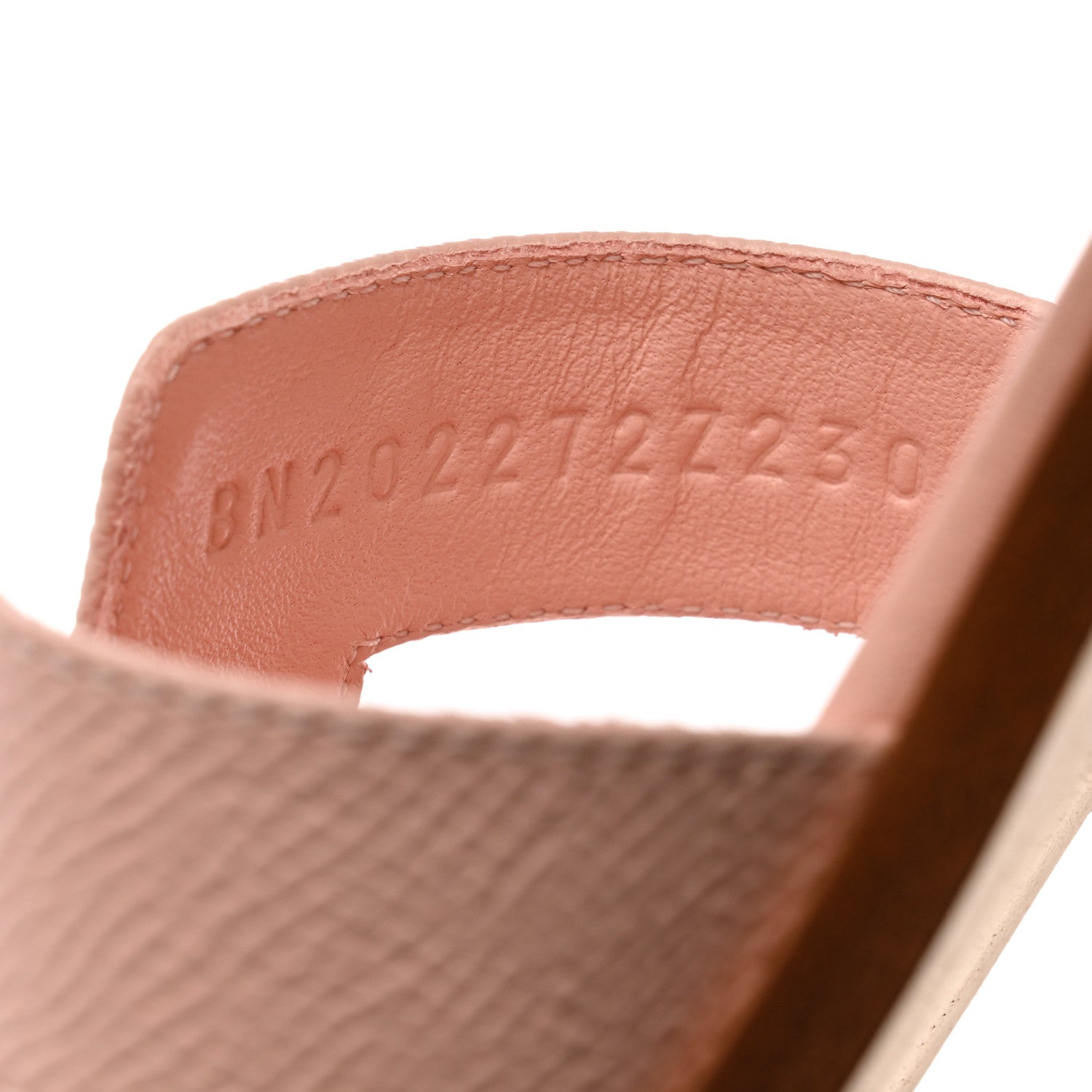 Hermes Epsom Oran Sandals 36 Rose Aube 6 of 9
