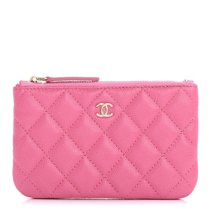 Chanel Caviar Quilted Small Cosmetic Case Pink 1 of 8