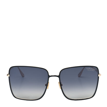 Tom Ford Acetate Polarized Heather Sunglasses TF739 Black 2 of 10
