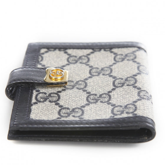 Monogram Mini Agenda Holder Navy