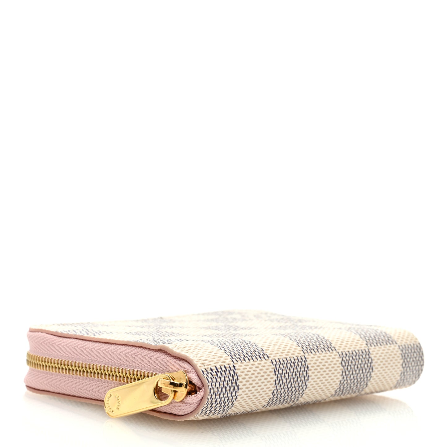 Damier Azur Zippy Coin Purse Rose Ballerine