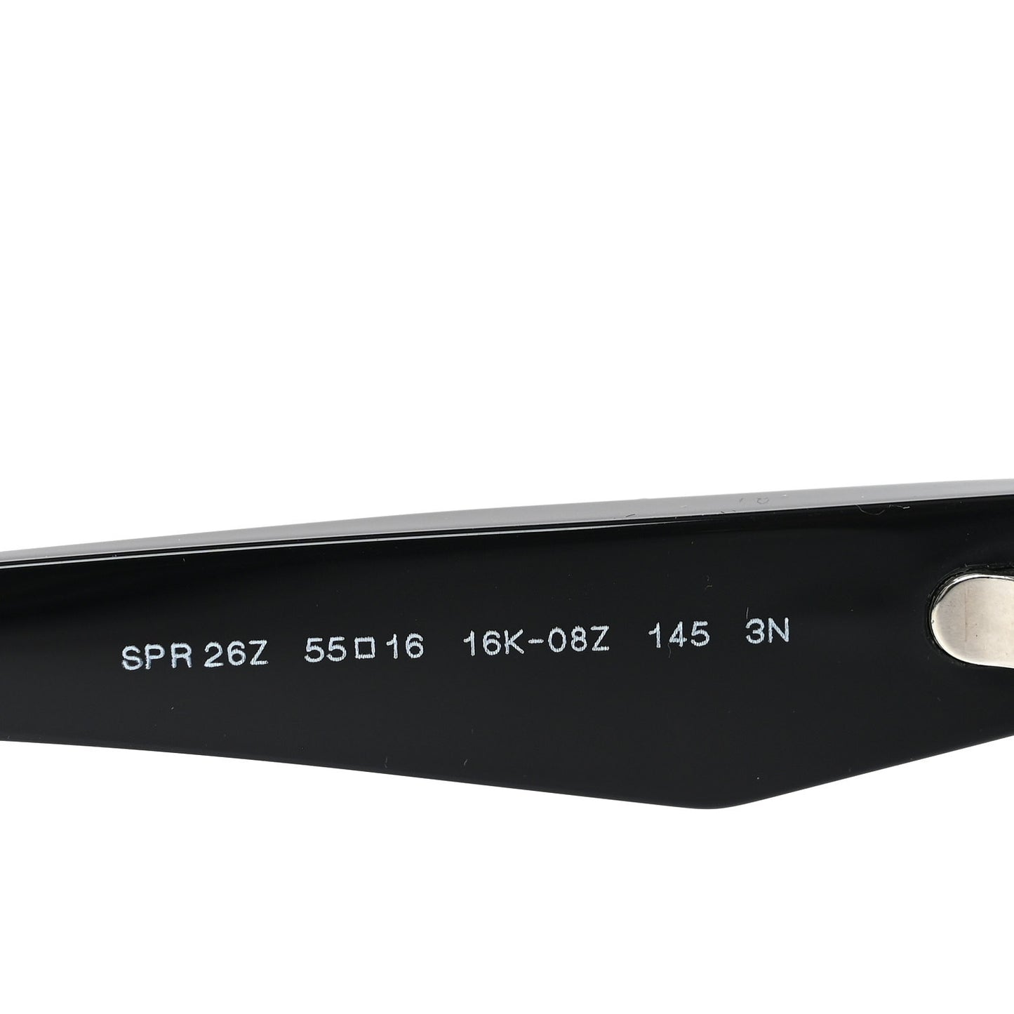 Acetate Oval Sunglasses SPR 26Z Black