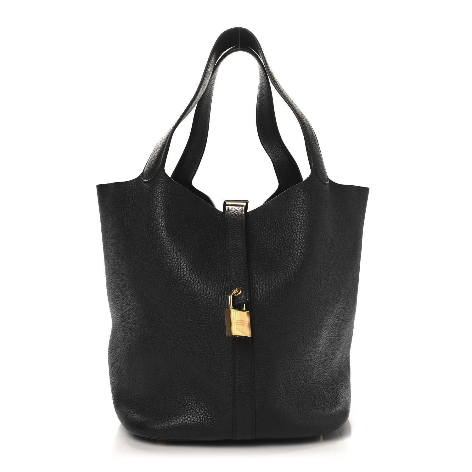 Hermes Taurillon Clemence Picotin Lock 26 GM Black 1 of 14