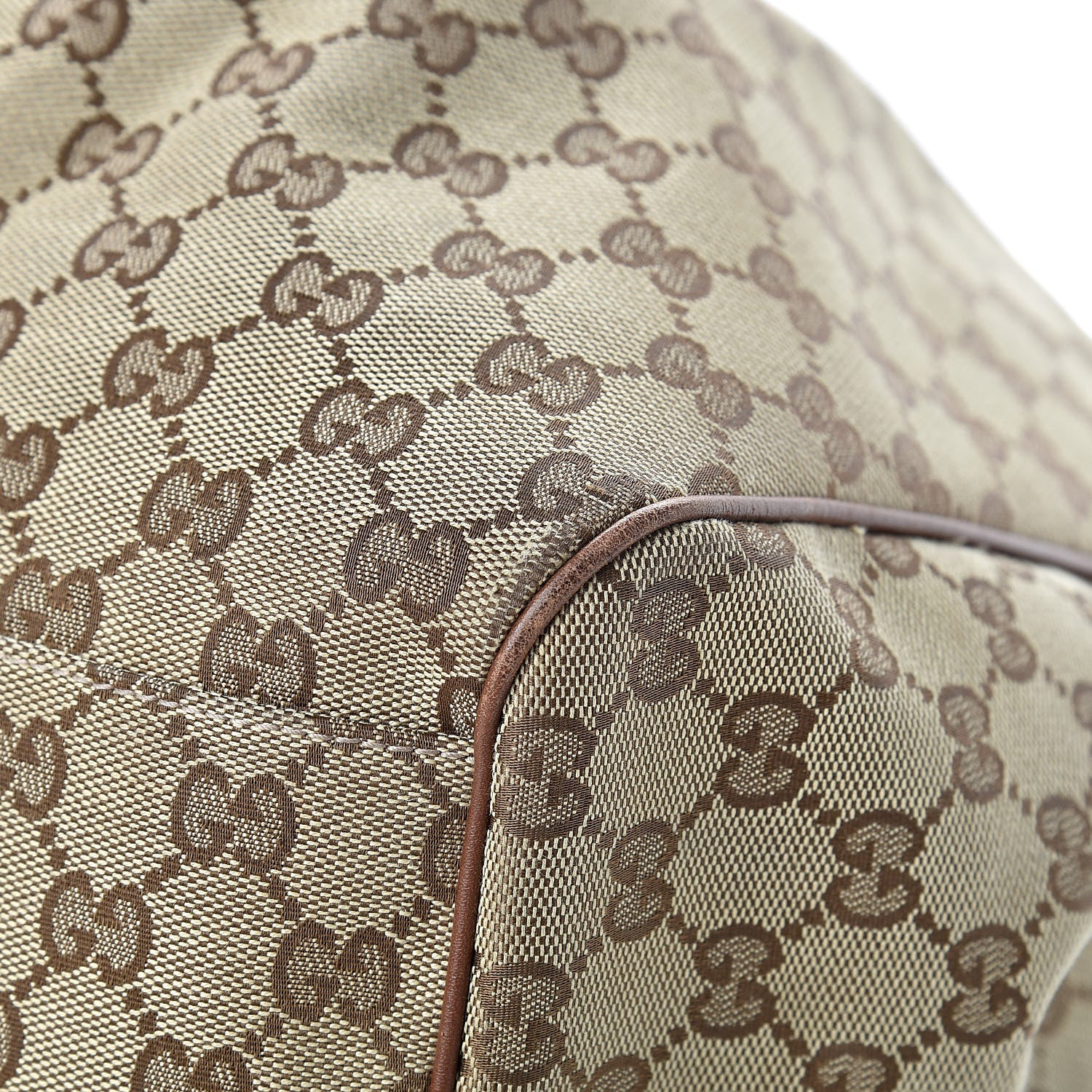 Gucci Monogram Large Sukey Tote Brown 10 of 19