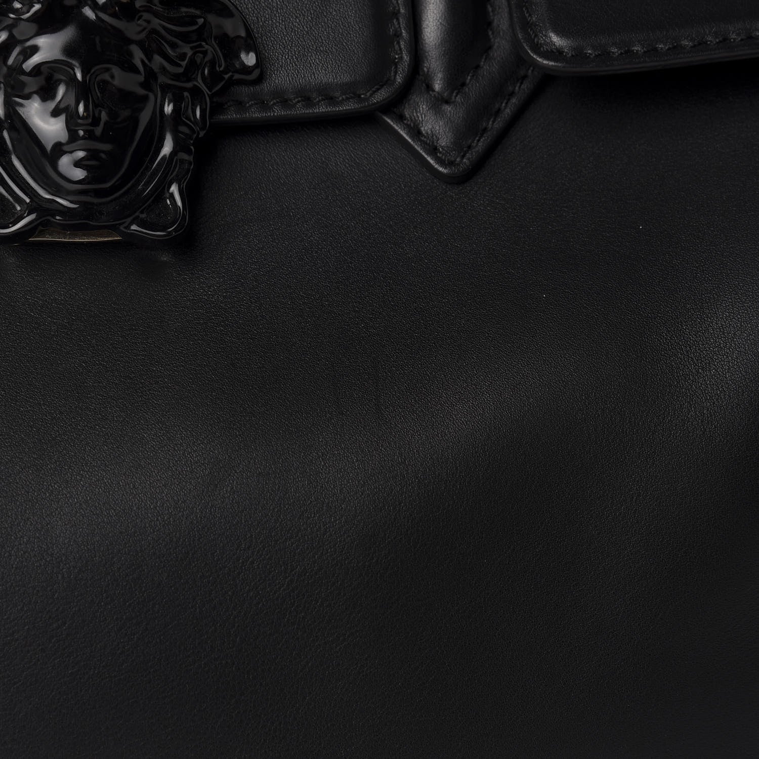 Versace Calfskin Large Palazzo Empire Bag Black 11 of 13