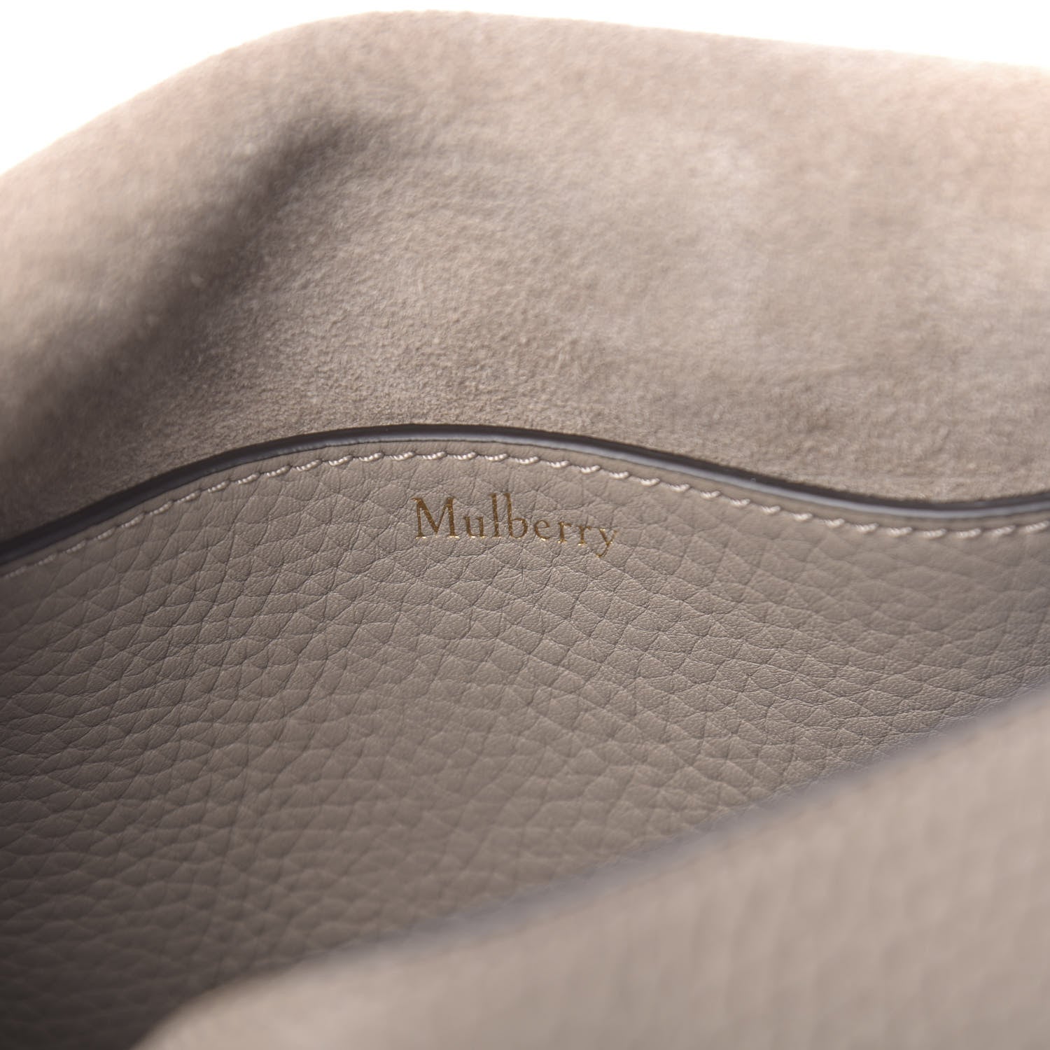 Mulberry Heavy Grain Calfskin Mini Keeley Solid Grey 10 of 18
