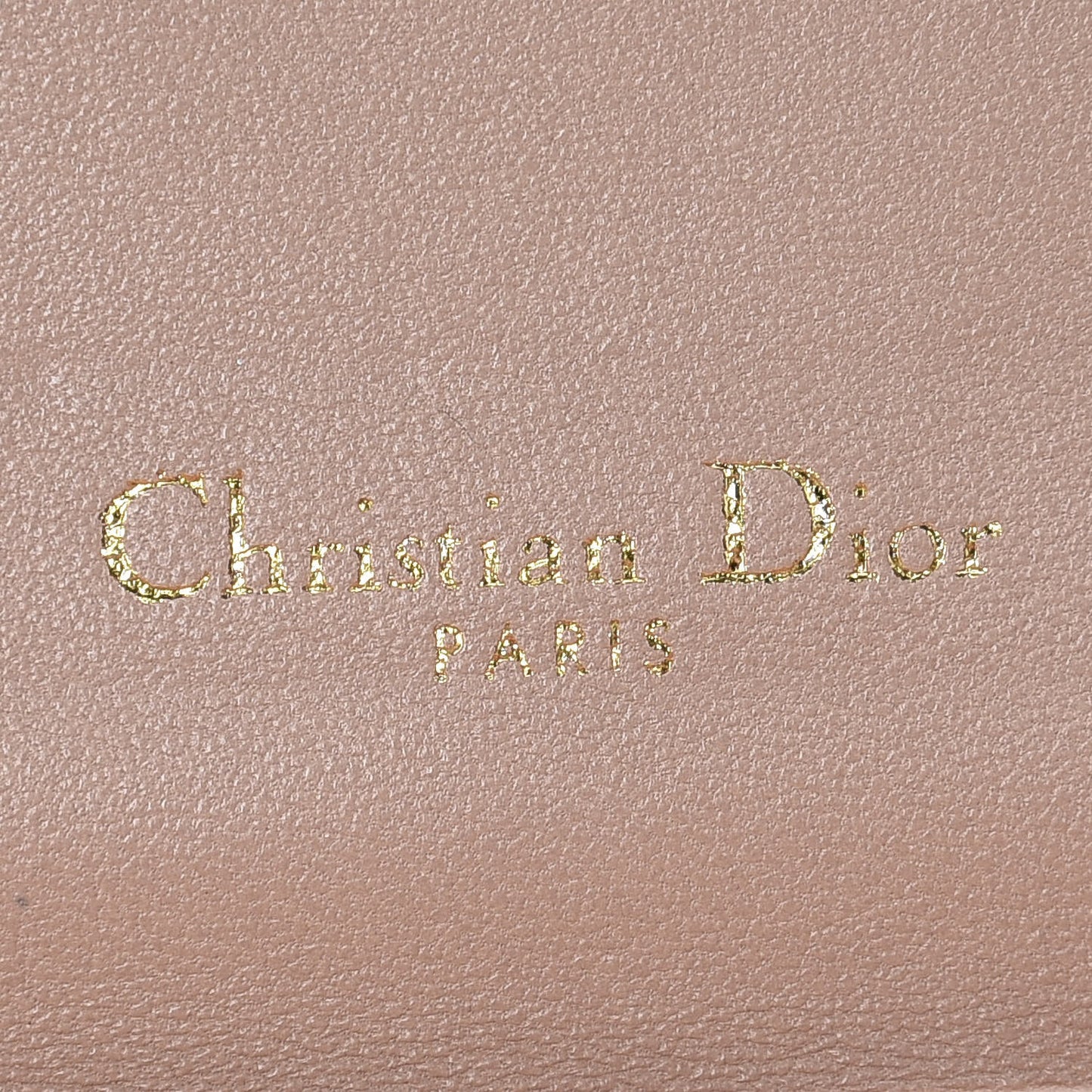 Lambskin Cannage Rendezvous Wallet Nude