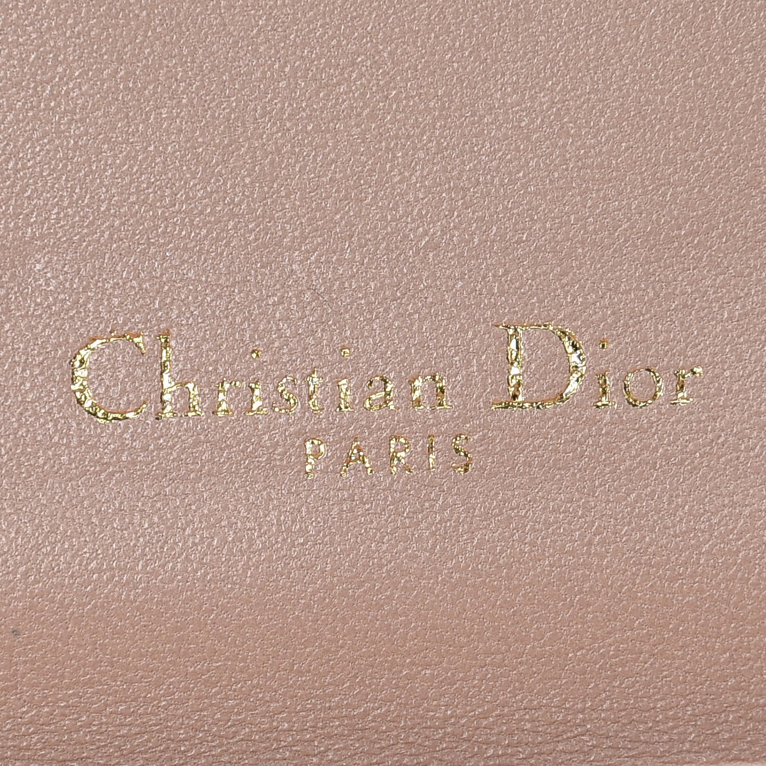 Christian Dior Lambskin Cannage Rendezvous Wallet Nude 8 of 9