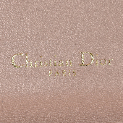 Christian Dior Lambskin Cannage Rendezvous Wallet Nude 8 of 9