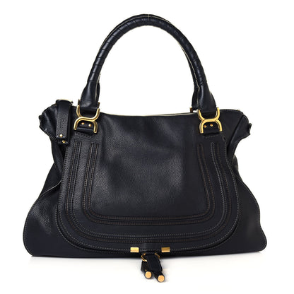 Chloe Calfskin Medium Marcie Satchel Black 1 of 12
