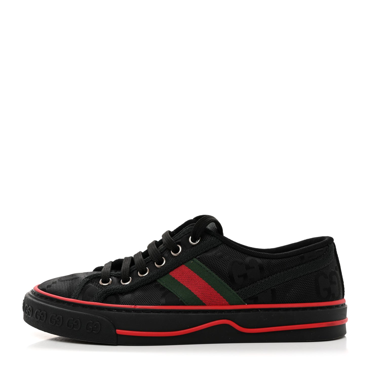 Econyl Nylon Web Monogram Off The Grid Womens 1977 Tennis Sneakers 36.5 Black