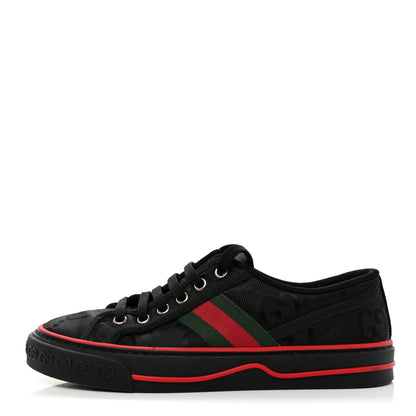 Gucci Econyl Nylon Web Monogram Off The Grid Womens 1977 Tennis Sneakers 36.5 Black 1 of 7