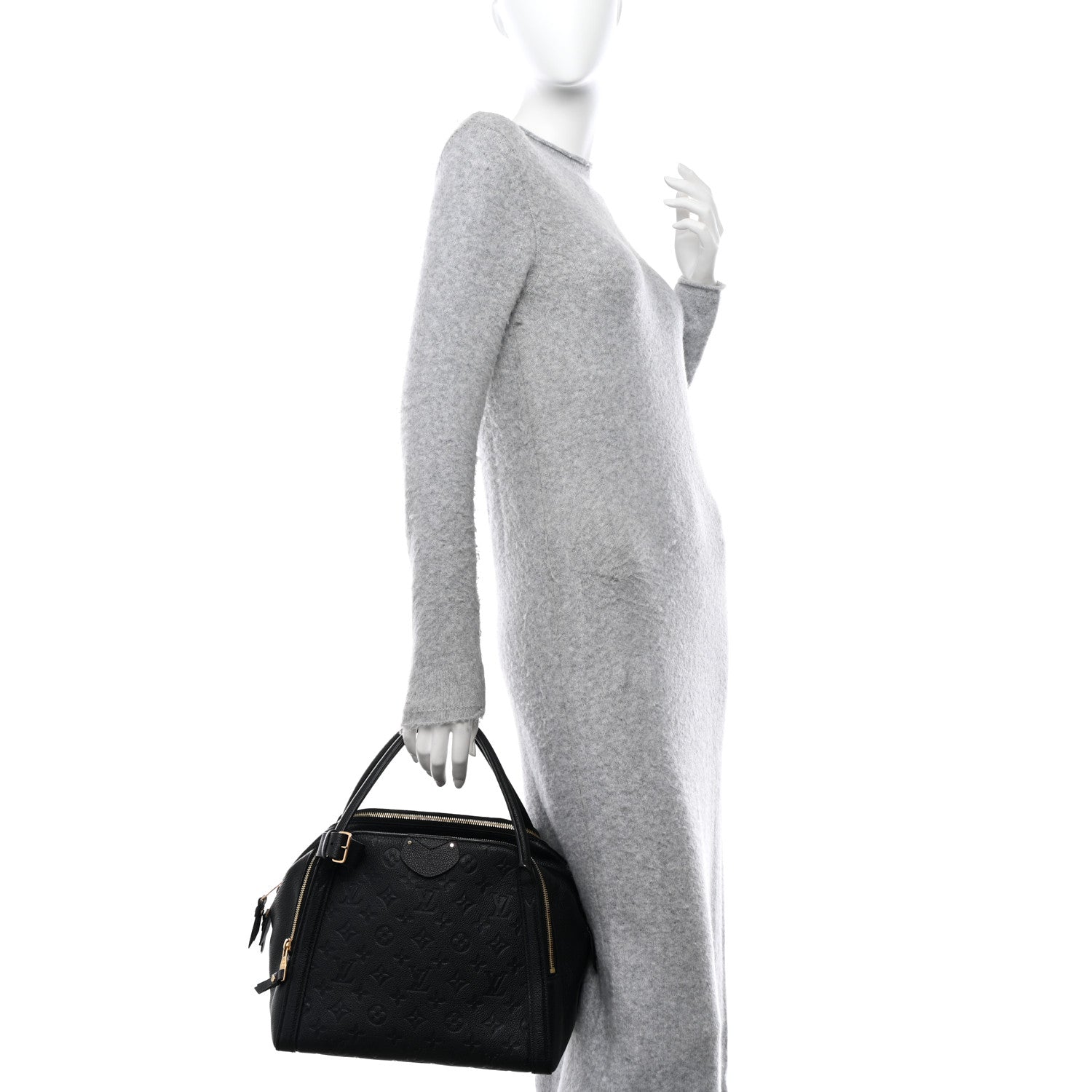 Louis Vuitton LOUIS VUITTON Empreinte Marais MM Black 2 of 13